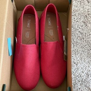 Toms Red Women's Flats